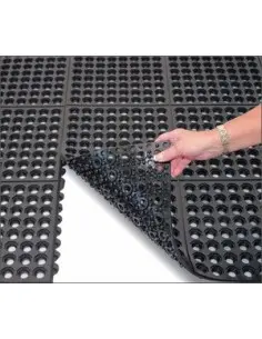 Interlocking Rubber Ring Mat, 14mm thick -  2