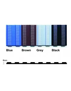 Flexi Tred Ribbed PVC Matting, 4mm thick - 