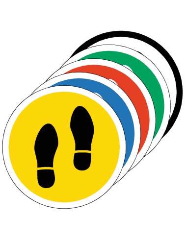 Footprint Type 1 Floor Sticker - Footprint Type 1 Floor Sticker -