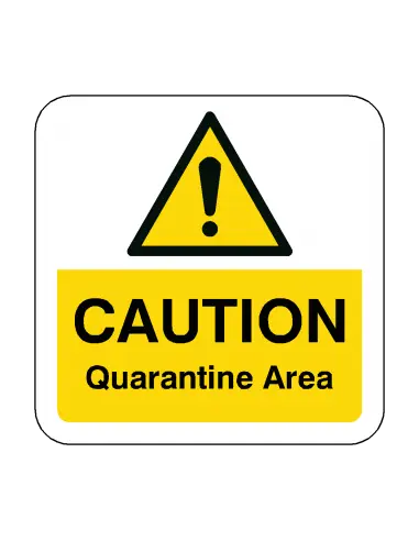 QUARANTINE AREA Floor Sticker - 