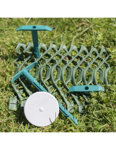 Fixing Peg with Bay Marker for Grass Protection Mesh - 