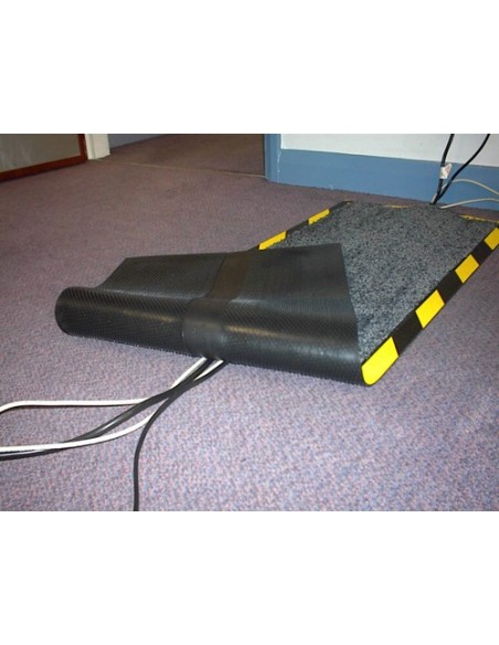 Rubber Cable Cover Mat, 40cm x 120cm - 