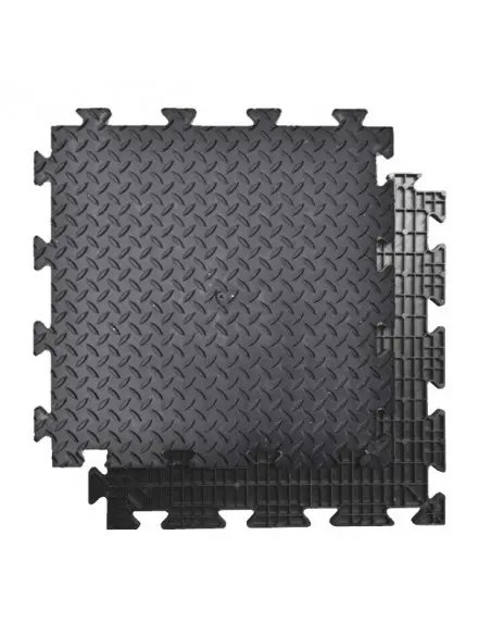 CheckerLok Interlocking PVC Floor Tile, 12mm thick - 