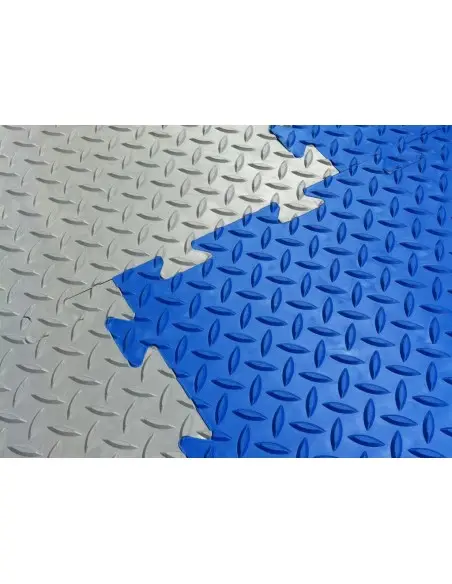 CheckerLok Interlocking PVC Floor Tile, 12mm thick - 