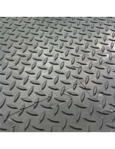 CheckerLok Interlocking PVC Floor Tile, 12mm thick - 
