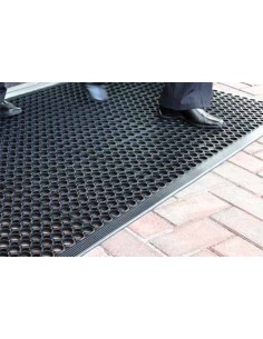Bevelled Rubber Ring Mat, 12mm thick -  2