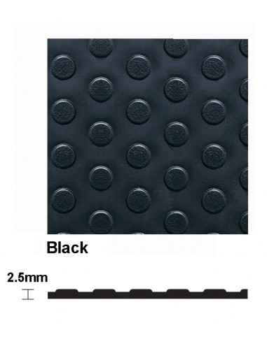 Eco Dot Extra Studded PVC Matting, 2.5mm thick