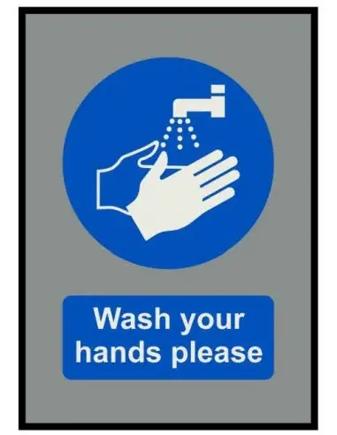 Wash Your Hands Floor Mat